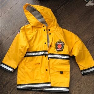 Boy firefighter Rain coat